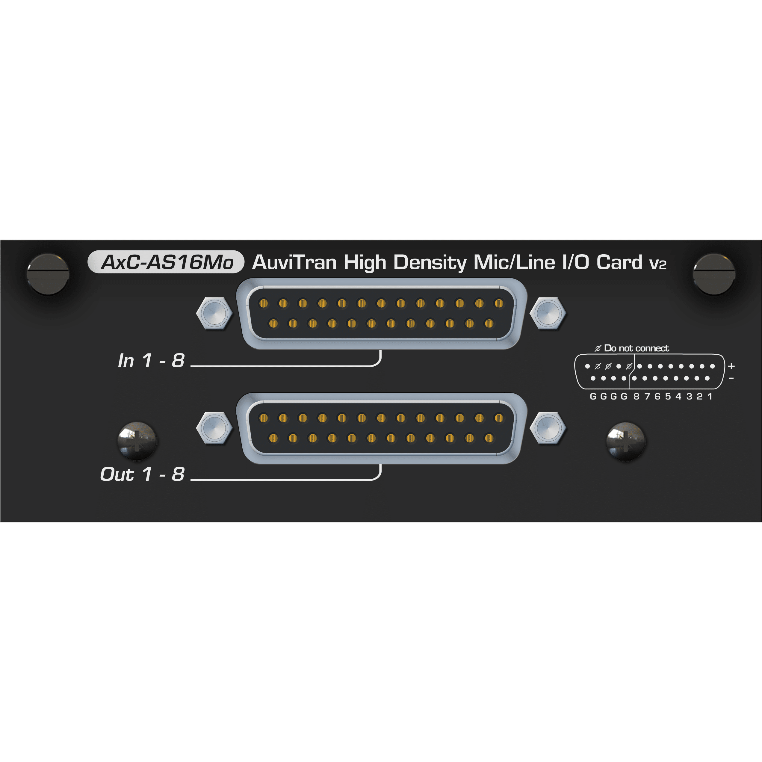 AuviTran AxC-AS16Mo v2 High Density Mic/Line Card