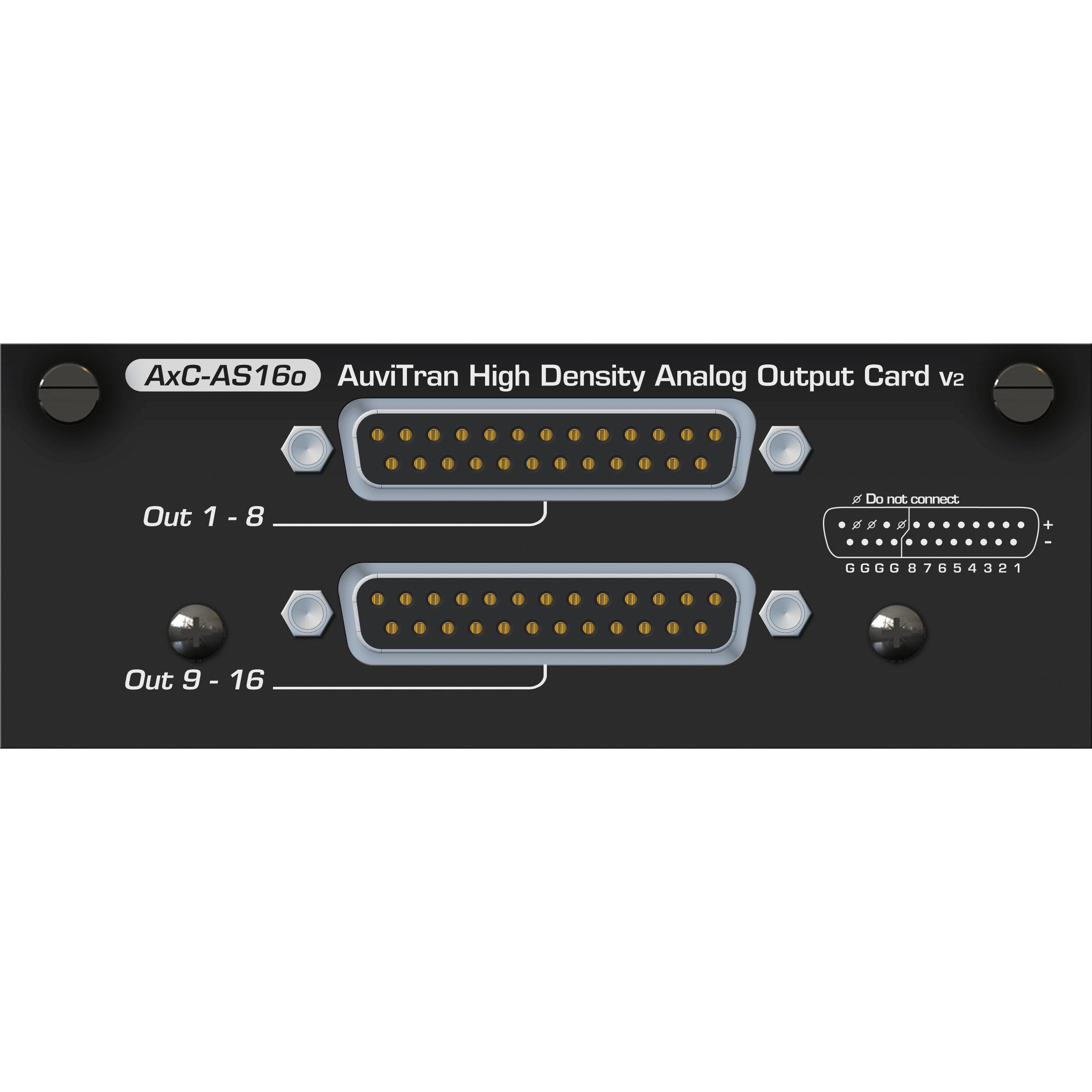 AuviTran AxC-AS16o v2 High Density Analog Output Card