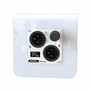 AuviTran AV-WALL-DT4o-B Compact Dante Interfaces