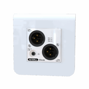 AuviTran AV-WALL-DT4o-LE Compact Dante Interfaces