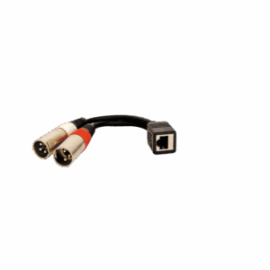 ClickIT Adapter RJ-45 Female to 2 x XLR Male