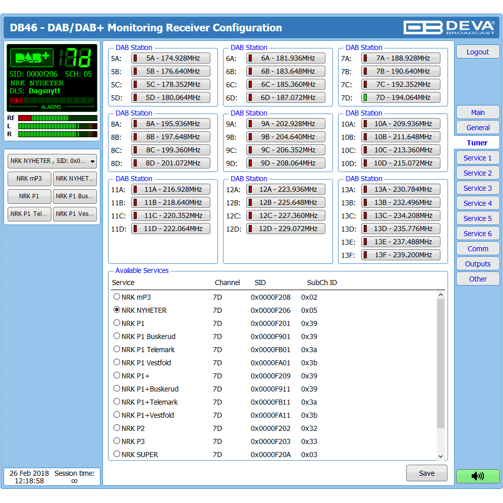 DEVA Broadcast DB46 DAB/DAB+ Monitoring Receiver - Image 5