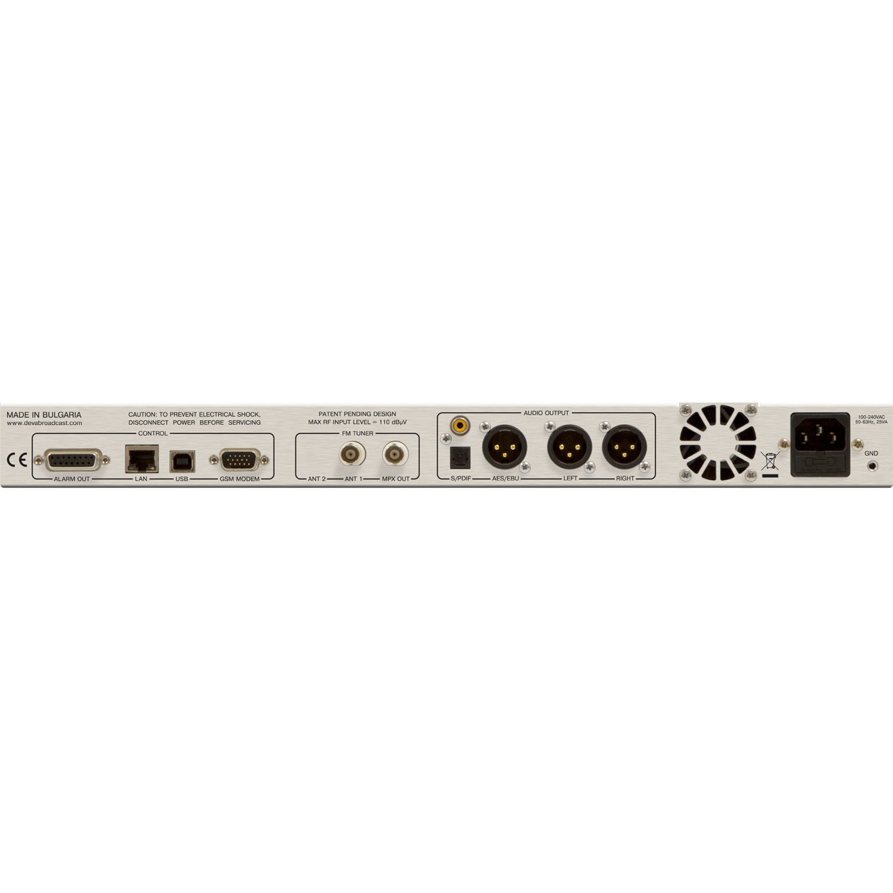 DEVA Broadcast DB7001 FM Radio Re-Broadcast Receiver - Image 2