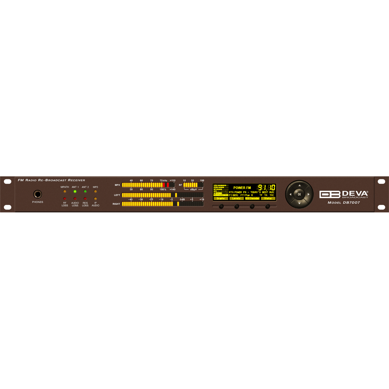 DEVA Broadcast DB7007 FM Radio Re-Broadcast Receive