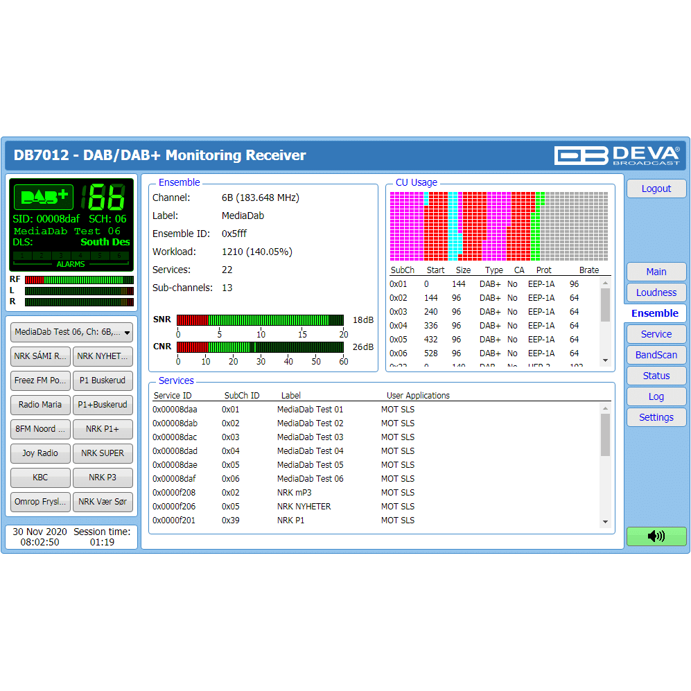 DEVA Broadcast DB7012 DAB/DAB+ Monitoring Receiver - Image 5