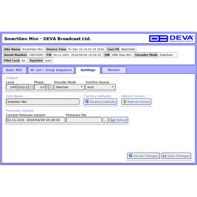 DEVA Broadcast RDS-MINI Encoder with LAN & USB - Image 5