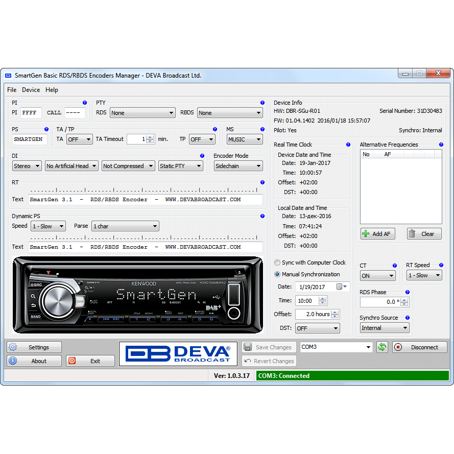 DEVA Broadcast RDS-SG31 Basic RDS/RBDS Encoder - Image 3