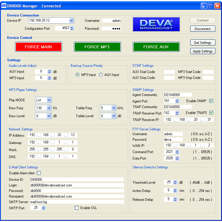 DEVA Broadcast DB8000 Silence Monitor - Image 3