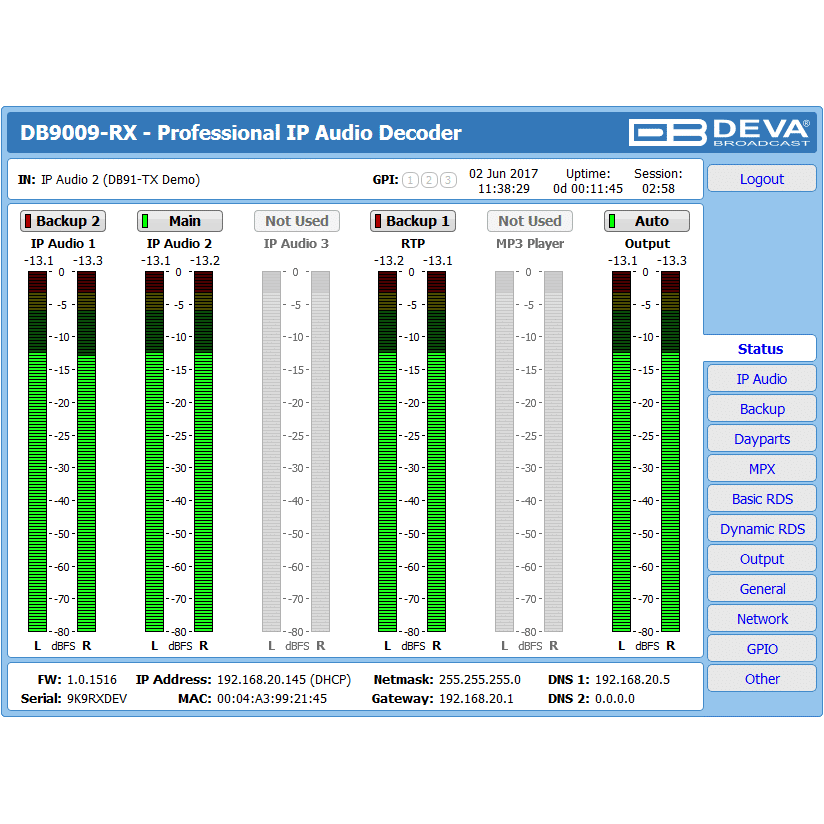 DEVA Broadcast DB9009-RX Decoder - Image 7