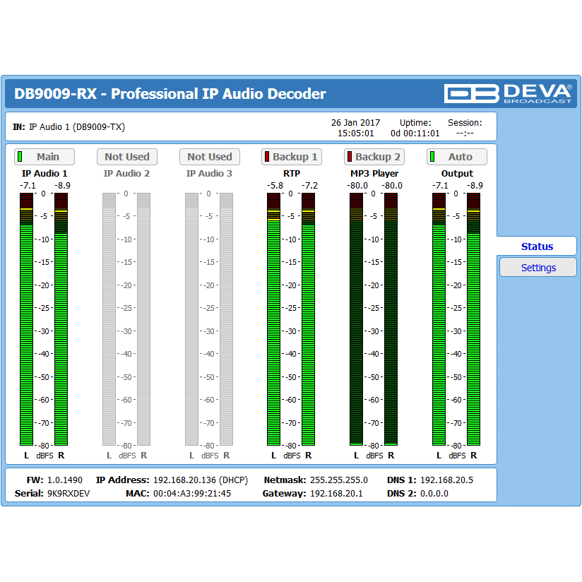 DEVA Broadcast DB9009-RX Decoder - Image 6