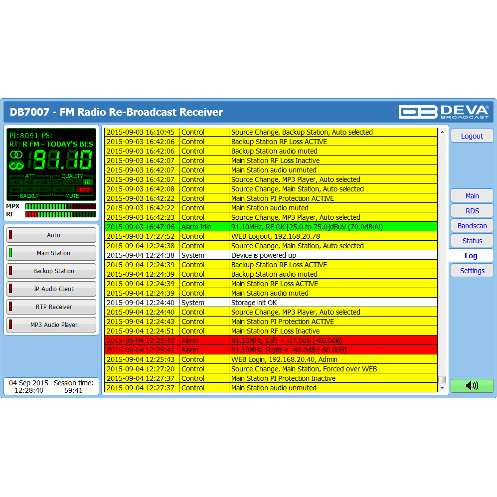 DEVA Broadcast DB7007 FM Radio Re-Broadcast Receive - Image 5