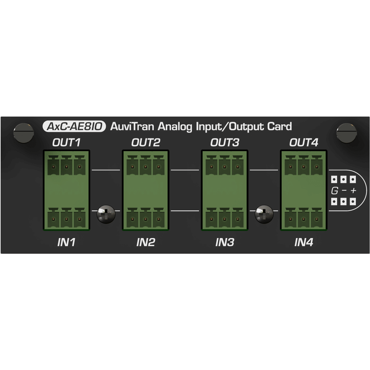 AuviTran AxC-AE8io Analog Input and Output Card