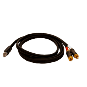 ClickIT Cable RJ-45 Male to 2 x RCA Male