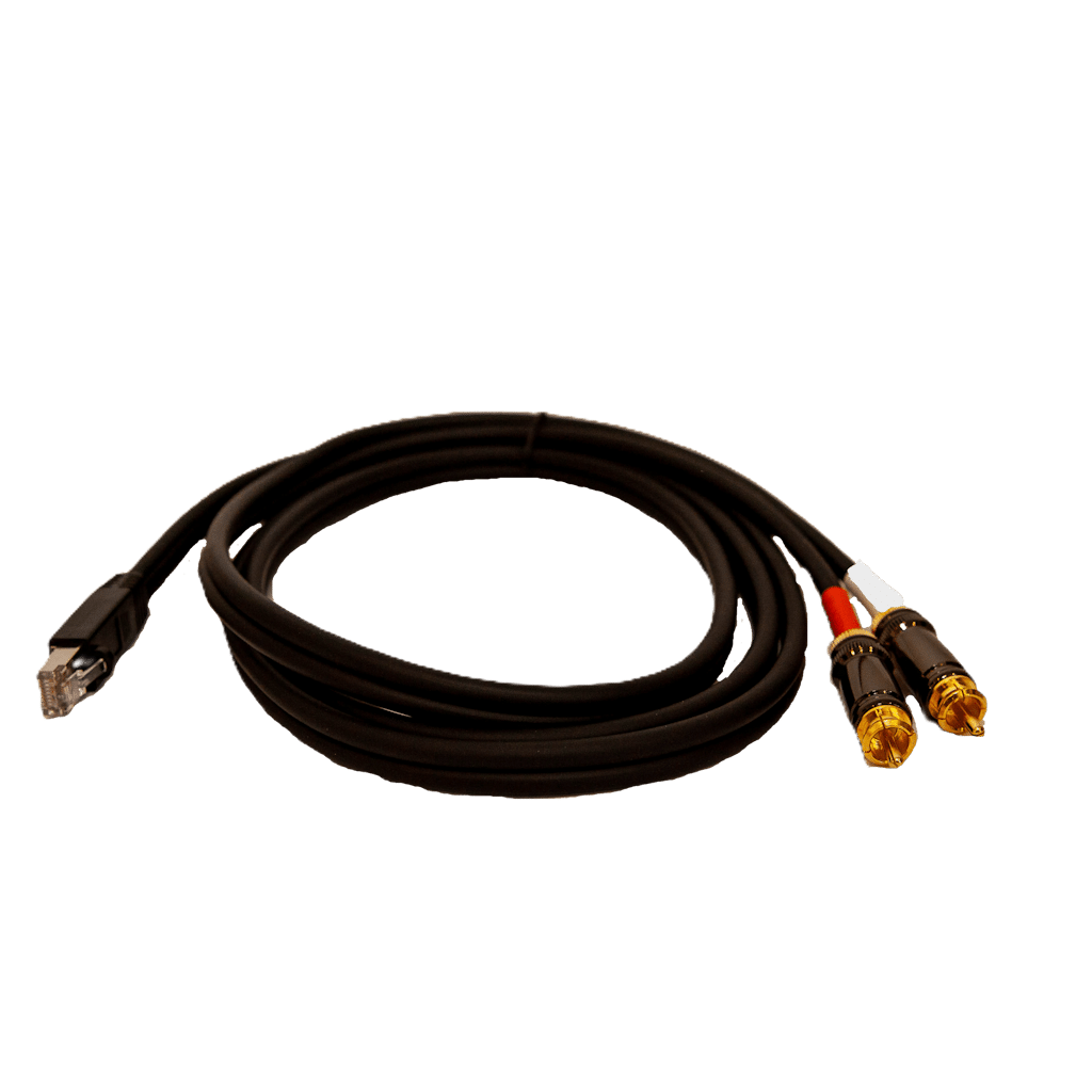 ClickIT Cable RJ-45 Male to 2 x RCA Male