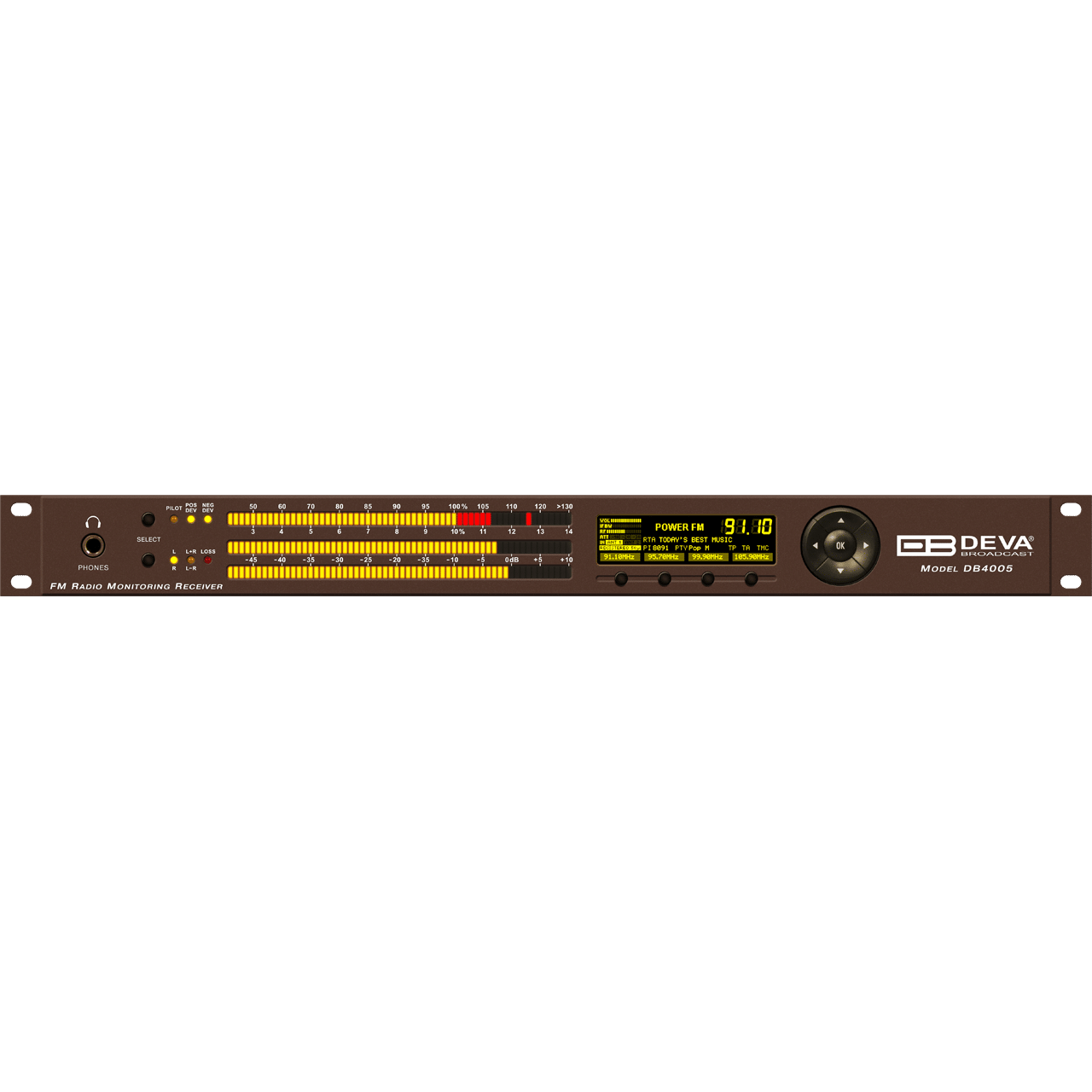DEVA Broadcast DB4005 Modulation Analyzer and Monitoring Receiver