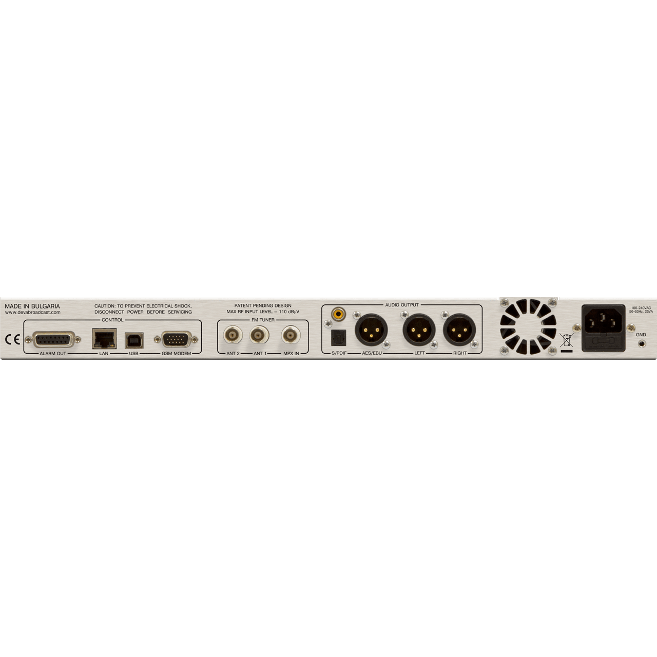 DEVA Broadcast DB4005 Modulation Analyzer and Monitoring Receiver - Image 2
