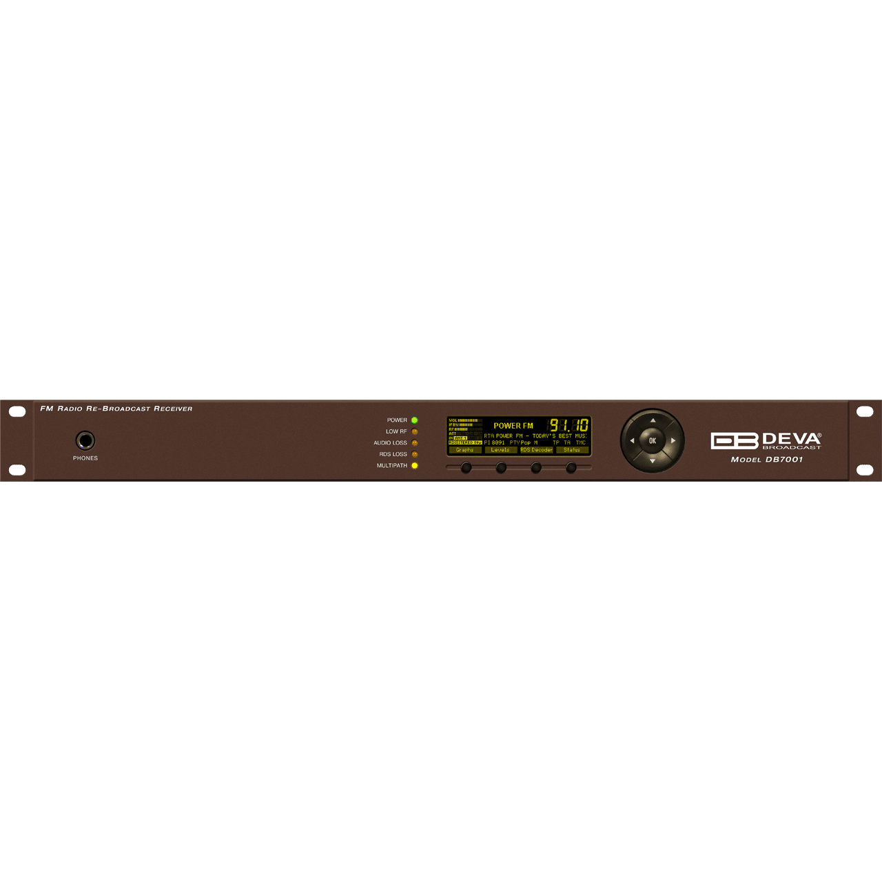 DEVA Broadcast DB7001 FM Radio Re-Broadcast Receiver