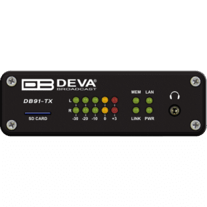 DEVA Broadcast DB91-TX Compact IP Audio Encoder