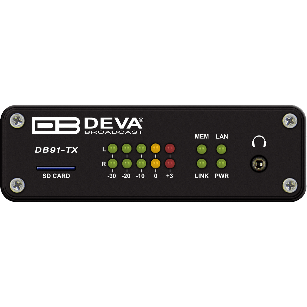 DEVA Broadcast DB91-TX Compact IP Audio Encoder