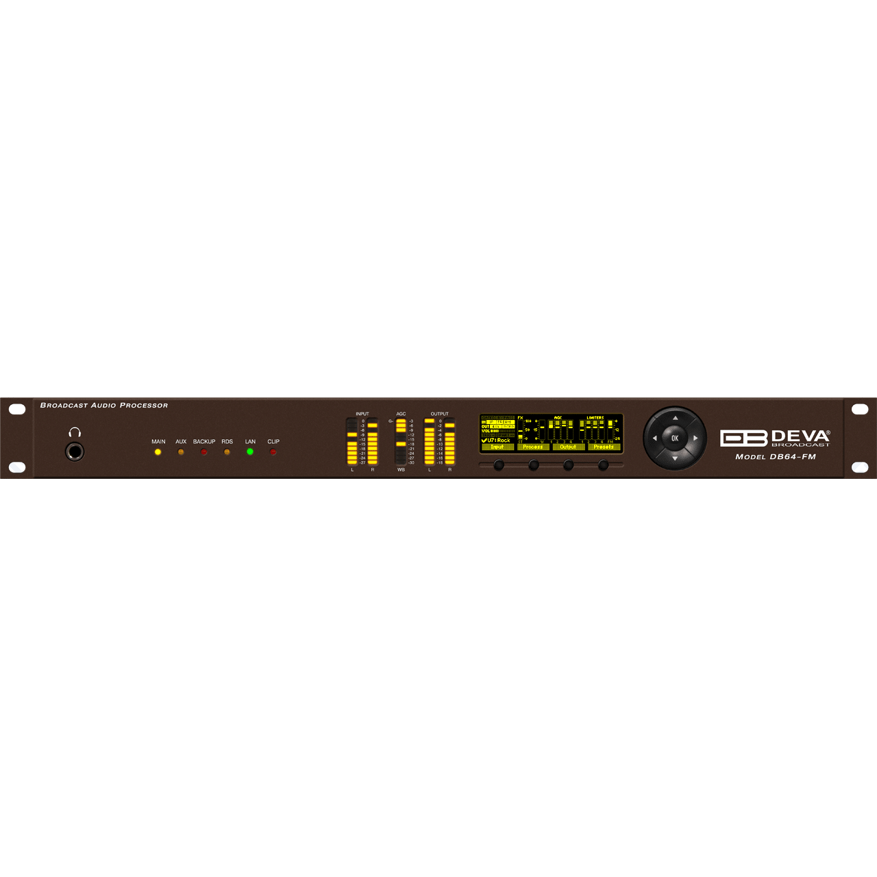 DEVA Broadcast DB64-FM Radio 4-Band Broadcast Audio Processor