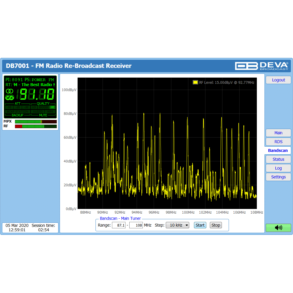DEVA Broadcast DB7001 FM Radio Re-Broadcast Receiver - Image 6