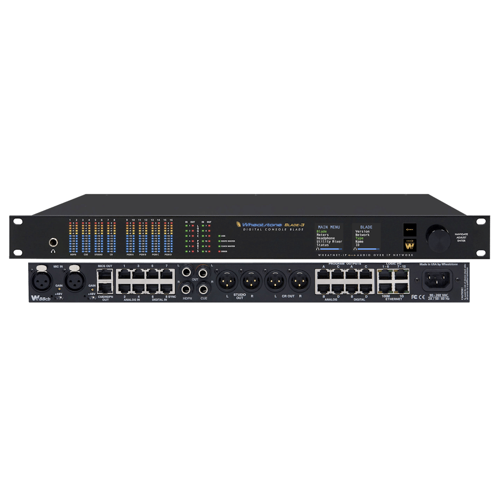 Wheatstone IP88-3CB Spare Console Blade IP-16 and L-12