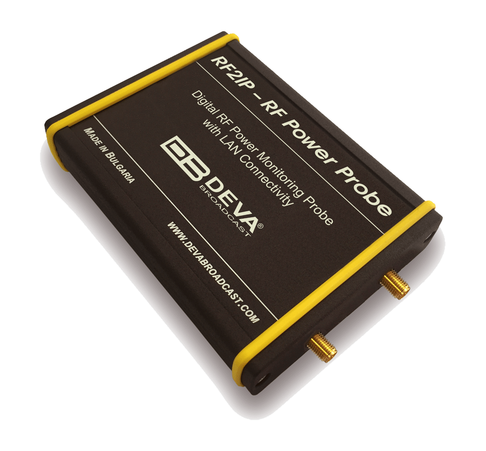 DEVA Broadcast RF2-IP Digital RF Power Monitoring Probe with LAN Connectivity